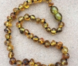 Amber Necklace - Kids Polished Rustic - Size 11.5-12.5