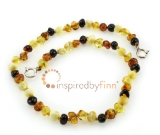 Baltic Amber Anklet - AdjustablePolished 4 Different Colors