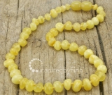 Baltic Amber Necklace - Polished Butter - All Kids Sizes