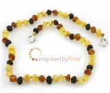 Baltic Amber Anklet - AdjustableUnpolished Diversity