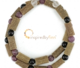 Lepidolite & Black Tourmaline Gemstones & Hazel - Curbs Hyperactivity & Atten Def