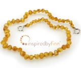 Baltic Amber Anklet - AdjustableUnpolished Harvest