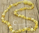 Amber Teething Necklace - Kids Polished Sunshine - All Kids Sizes - Teething, Health & Wellness</