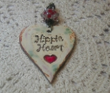 pendant--hippie heart