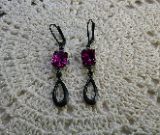 earrings- santa fe-fuchsia