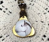 white horse, necklace pendant