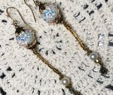 dance all night-vintage beaded earrings