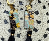 art-board bird earrings