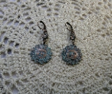 earrings- massive star-copper