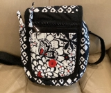 On the Go Bag/ Black/red/white