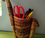 Giraffe Desk Organizer Animal Basket